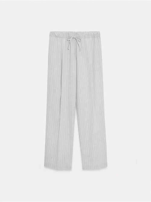 Pantaloni palazzo a righe a gamba ampia dilvin - Kiabi