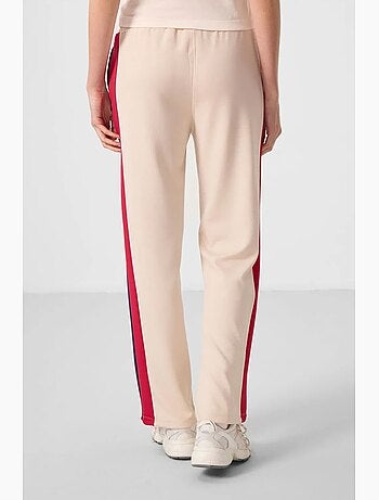 Pantaloni palazzo a righe con vita con coulisse tommy