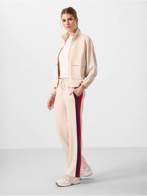 Pantaloni palazzo a righe con vita con coulisse tommy - Kiabi