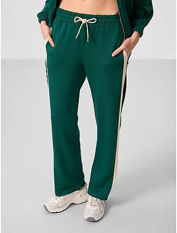 Pantaloni palazzo a righe con vita con coulisse tommy