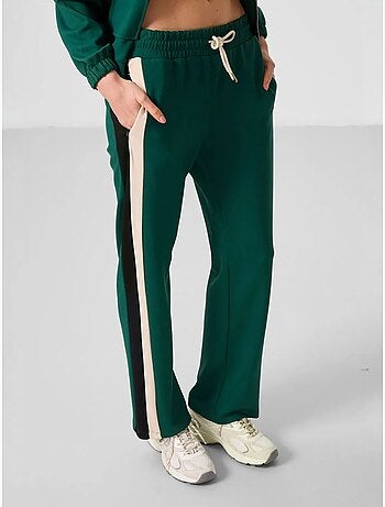 Pantaloni palazzo a righe con vita con coulisse tommy