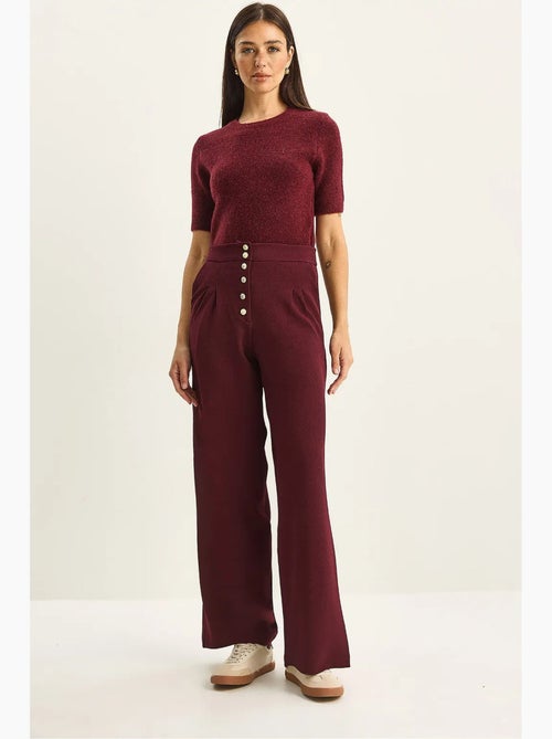 Pantaloni palazzo a vita alta con gamba ampia lucci - Kiabi Pantaloni palazzo a vita alta con gamba ampia lucci - Kiabi