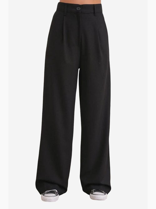 Pantaloni palazzo a vita alta con tasche mixray - Kiabi Pantaloni palazzo a vita alta con tasche mixray - Kiabi