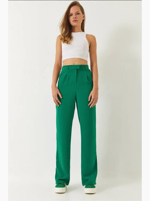 Pantaloni palazzo con tasche lucci - Kiabi Pantaloni palazzo con tasche lucci - Kiabi