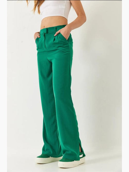 Pantaloni palazzo con tasche lucci - Kiabi Pantaloni palazzo con tasche lucci - Kiabi