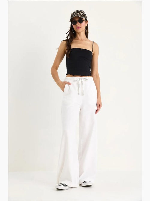 Pantaloni palazzo con vita elasticizzata lucci - Kiabi Pantaloni palazzo con vita elasticizzata lucci - Kiabi