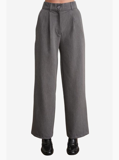 Pantaloni palazzo plissettati con tasche mixray - Kiabi Pantaloni palazzo plissettati con tasche mixray - Kiabi