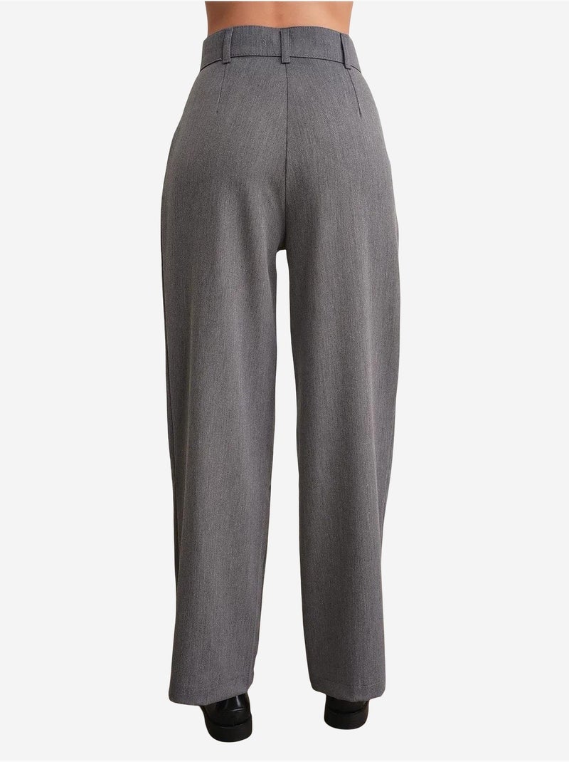 Pantaloni palazzo plissettati con tasche mixray Grigio scuro - Kiabi