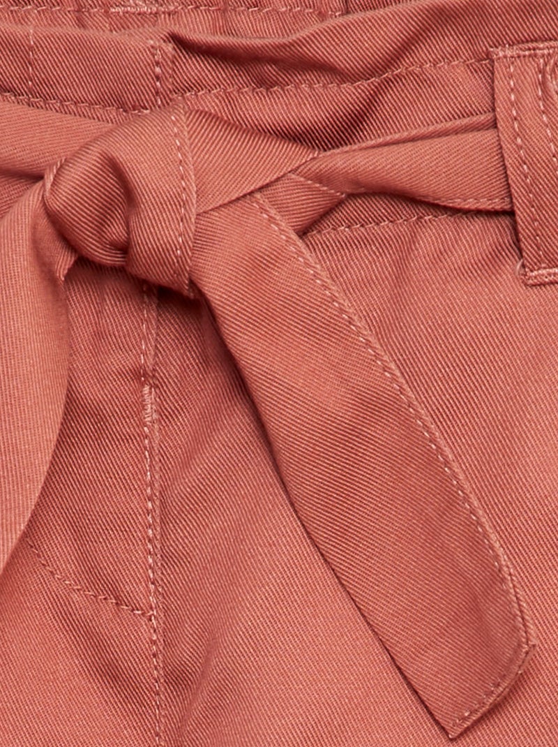 Pantaloni paperbag con vita regolabile ROSA - Kiabi