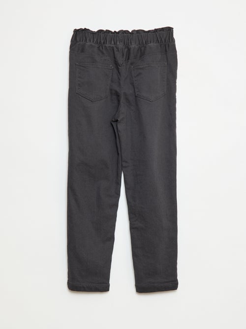 Pantaloni paperbag imbottiti - Kiabi