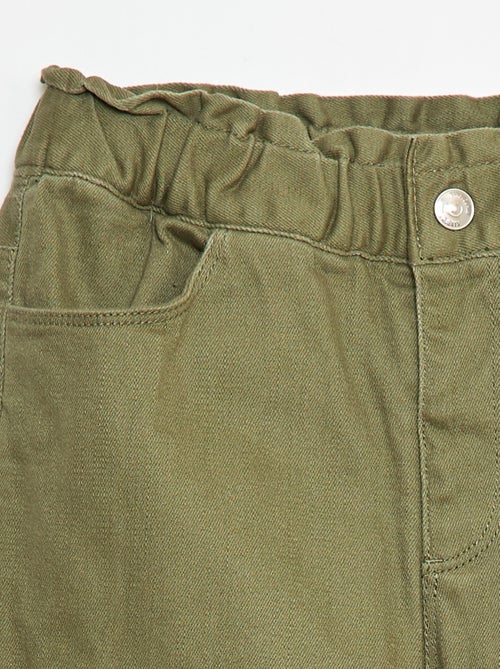 Pantaloni paperbag imbottiti - Kiabi