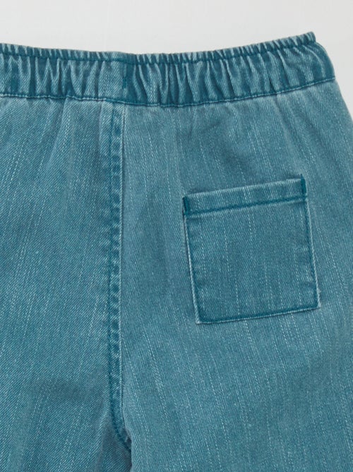 Pantaloni paperbag in jeans - Kiabi