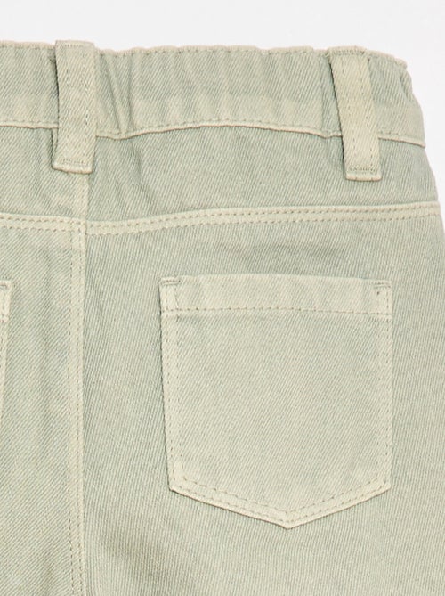Pantaloni paperbag in twill di cotone - Kiabi