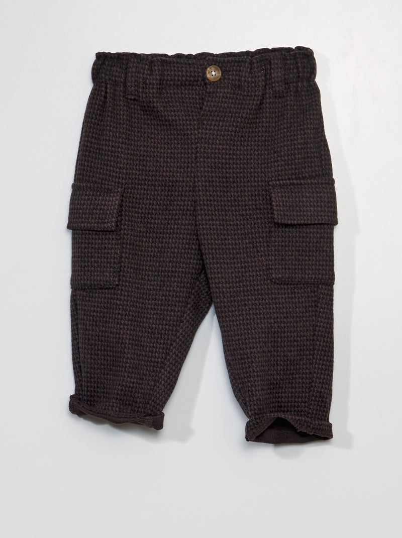 Pantaloni paperbag MARRONE - Kiabi