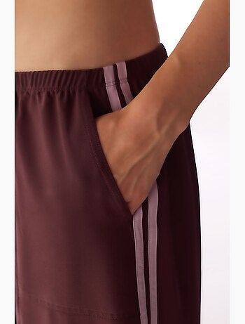 Pantaloni parachute a gamba larga con dettaglio fiocco penti