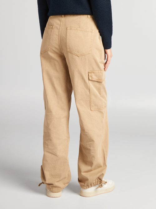 Pantaloni parachute in jeans - Kiabi