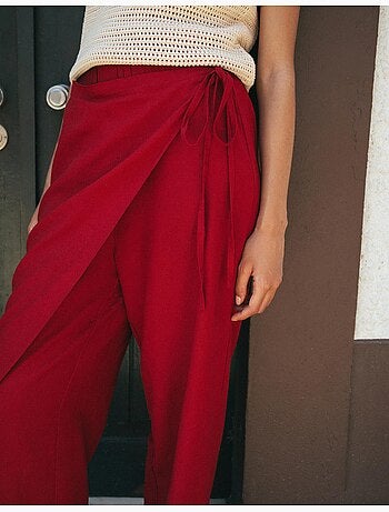 Pantaloni pareo di lino, mo fashion