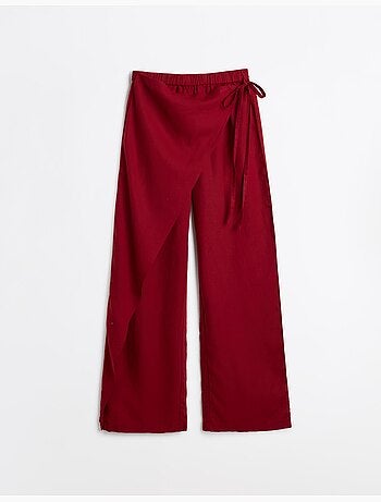 Pantaloni pareo di lino, mo fashion