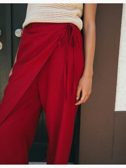 Pantaloni pareo di lino, mo fashion - Kiabi