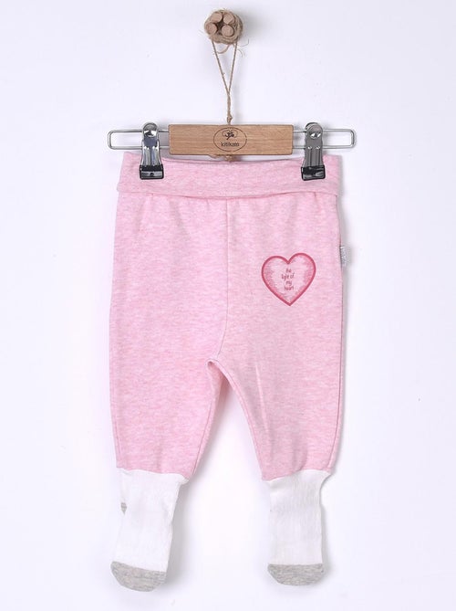 Pantaloni per bambina in cotone biologico "active", stile e comfort | kitikate | kitikate - Kiabi Pantaloni per bambina in cotone biologico "active", stile e comfort | kitikate | kitikate - Kiabi