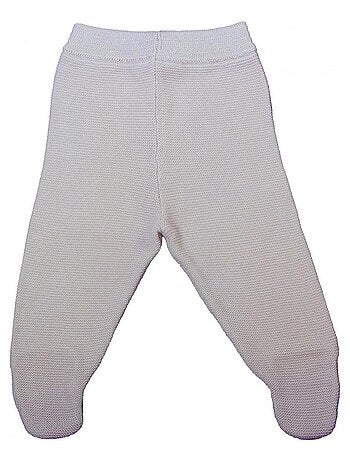Pantaloni per neonati in maglia di cotone biologico