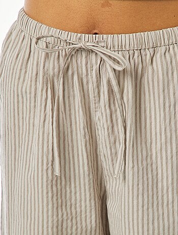 Pantaloni pigiama a righe