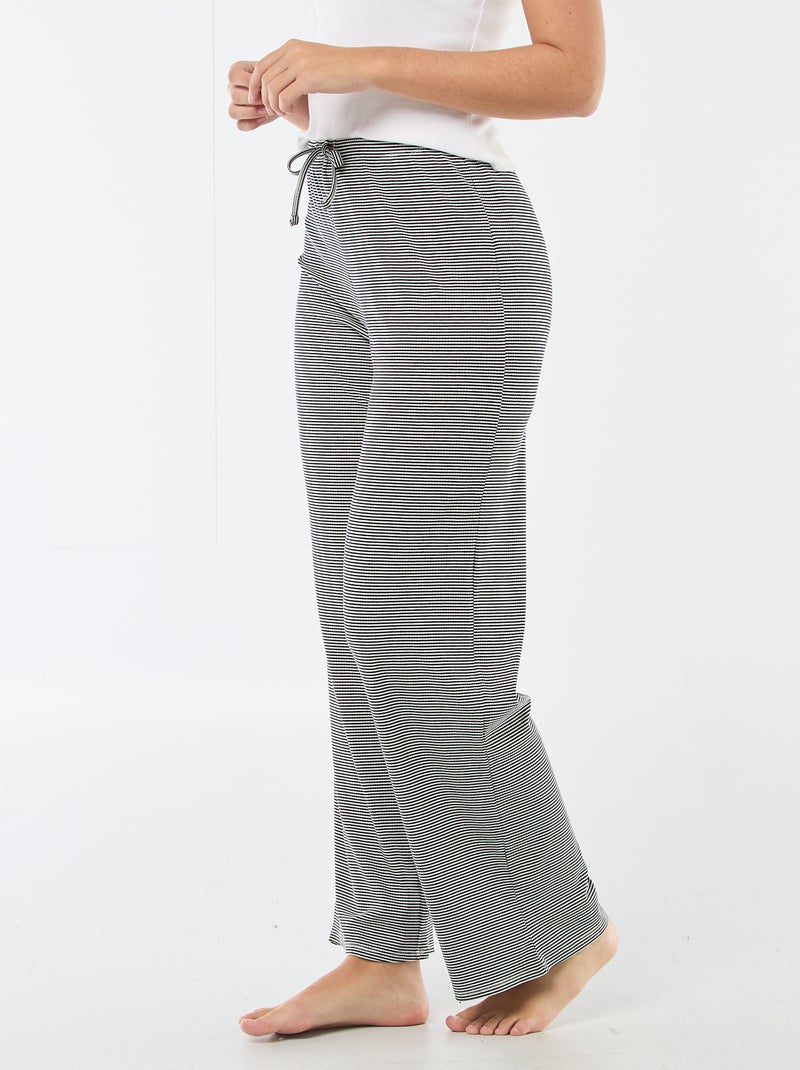 Pantaloni pigiama in maglia stretch Blu - Kiabi
