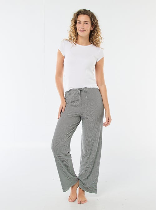 Pantaloni pigiama in maglia stretch - Kiabi