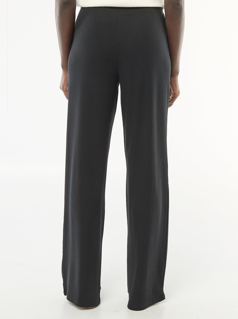 Pantaloni pigiama in maglia stretch Nero - Kiabi