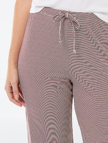 Pantaloni pigiama in maglia stretch