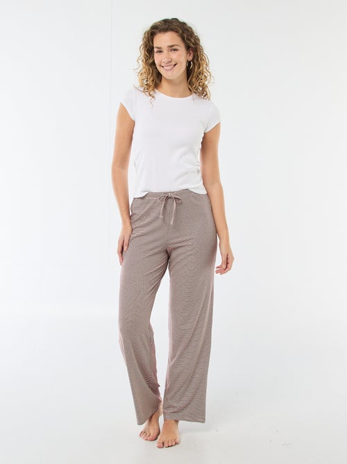 Pantaloni pigiama in maglia stretch - Kiabi