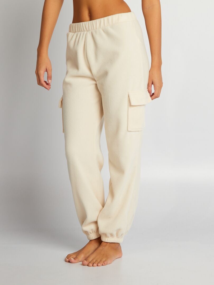 Pantaloni Da Pigiama Uomo In Pile A Quadri - Comodi E Caldi Per La Notte O Il Salotto - Foto 3