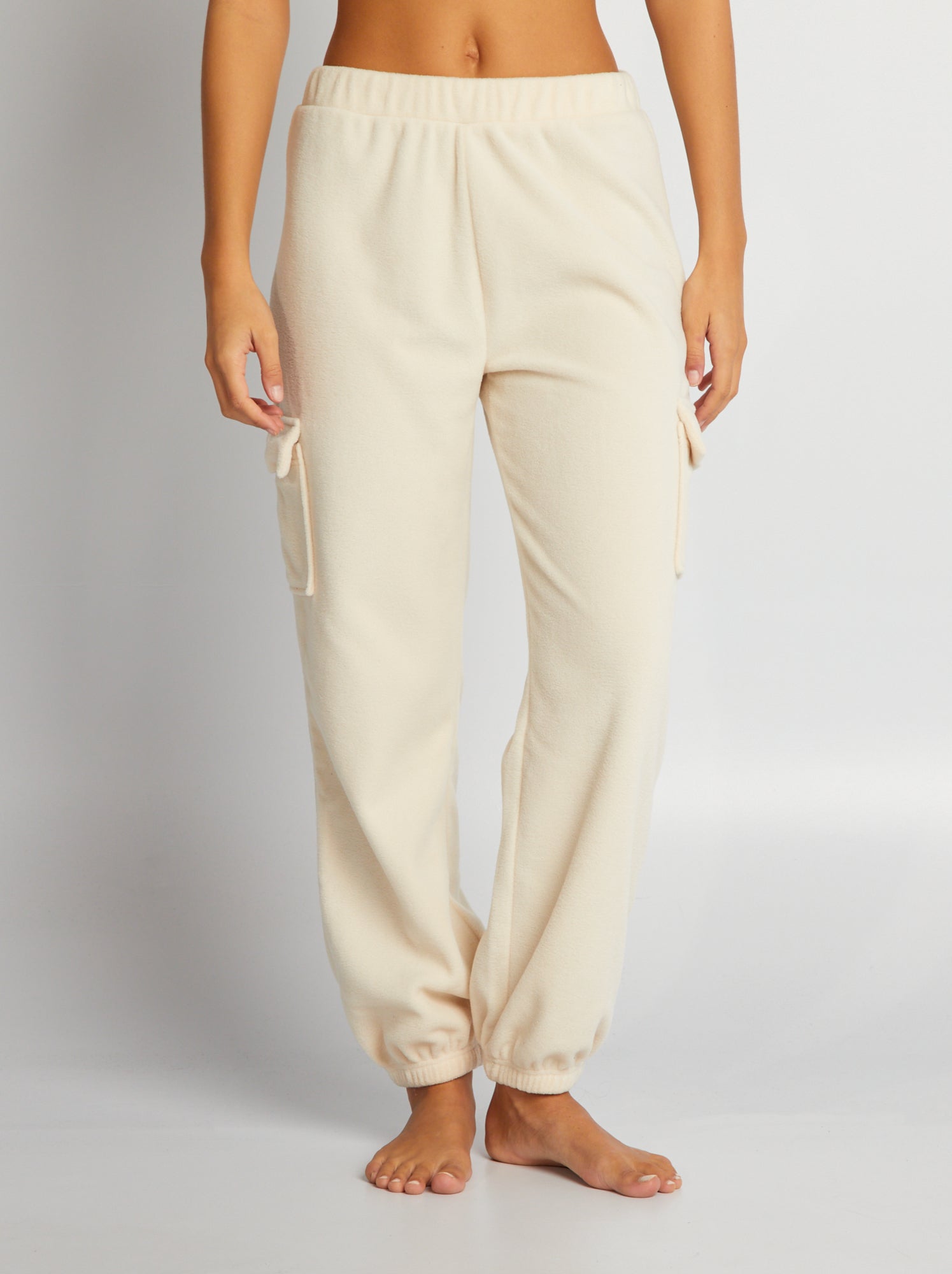 Pantaloni Pigiama Donna In Pile Super Morbidi - Vita Elasticizzata Per Massimo Comfort In Casa - Foto 2