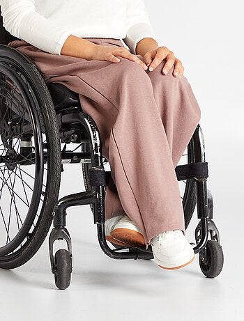 Pantaloni pigiama in tessuto felpato