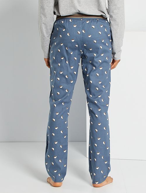 Pantaloni pigiama stampati - BLU - Kiabi - 12.00€
