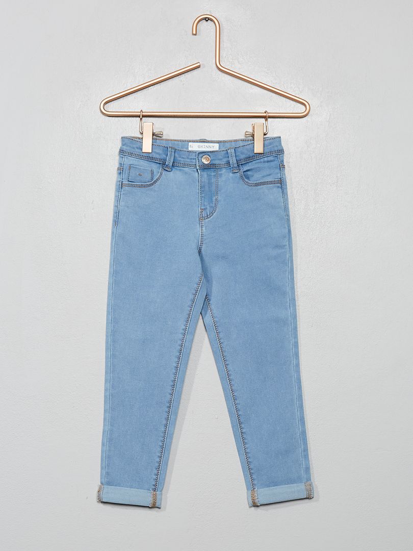Pantaloni pinocchietto in jeans blu - Kiabi