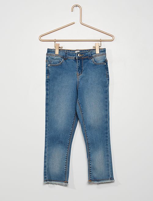 Pantaloni pinocchietto in jeans skinny - BLU - Kiabi - 8.00€