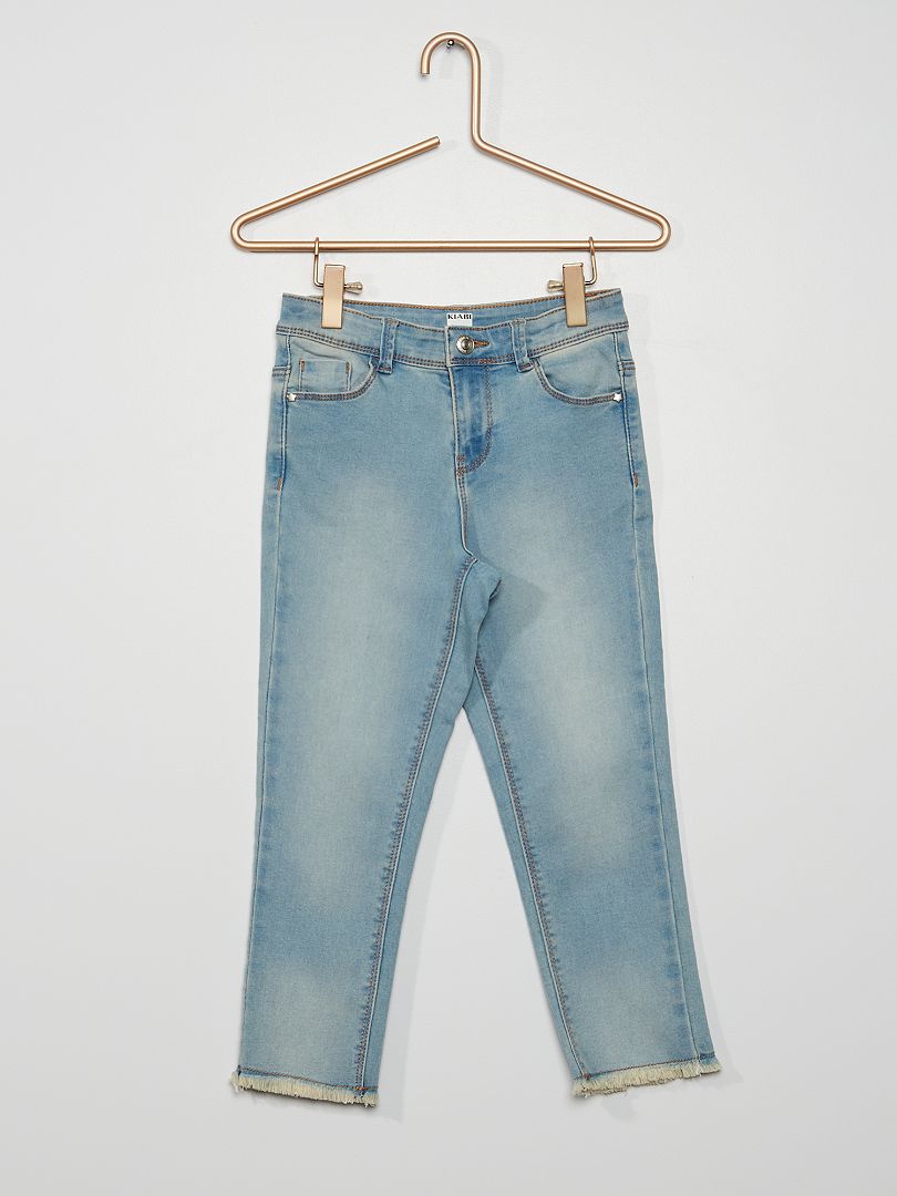 Pantaloni pinocchietto in jeans skinny blu - Kiabi