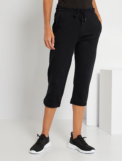 Pantaloni pinocchietto in tessuto felpato - nero - Kiabi - 8.00€