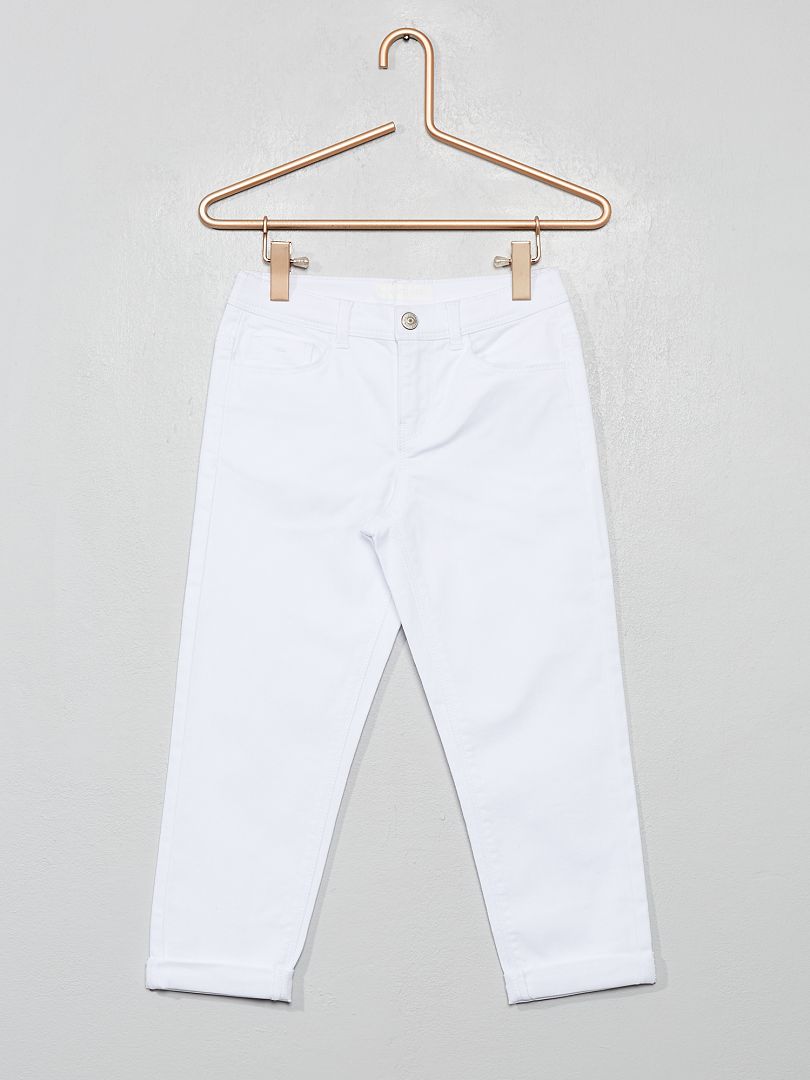 Pantaloni pinocchietto skinny Bianco - Kiabi