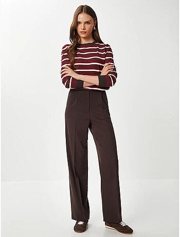 Pantaloni plissettati a gamba dritta istanbul