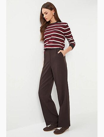Pantaloni plissettati a gamba dritta istanbul