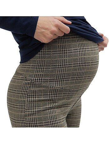 Pantaloni Premaman a Quadri Mamalicious