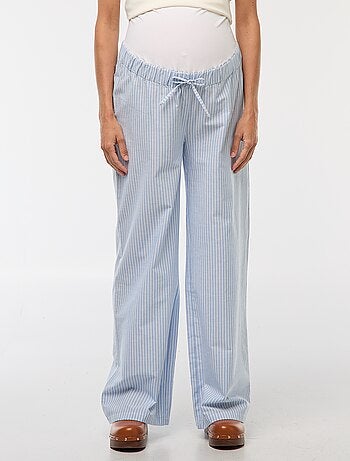 Pantaloni premaman a righe