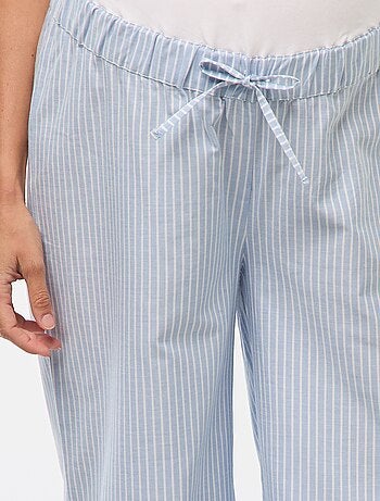 Pantaloni premaman a righe