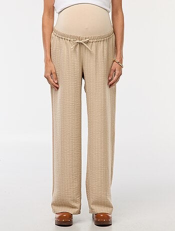 Pantaloni premaman ampi a righe