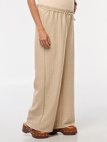 Pantaloni premaman ampi a righe