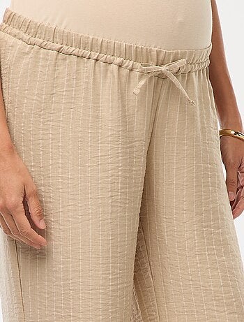 Pantaloni premaman ampi a righe
