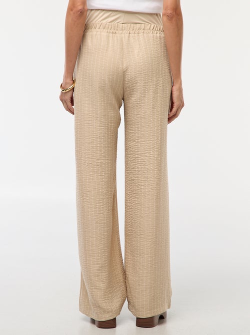 Pantaloni premaman ampi a righe - Kiabi