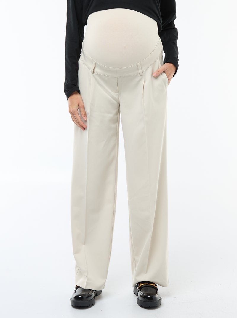 Pantaloni premaman ampi Grigio - Kiabi